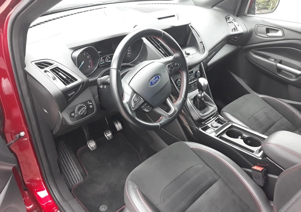 Ford Kuga cena 78000 przebieg: 99750, rok produkcji 2017 z Katowice małe 497